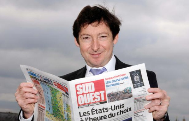 Olivier Gerolami, président du groupe Sud-Ouest. Olivier Gerolami, président du groupe Sud-Ouest.