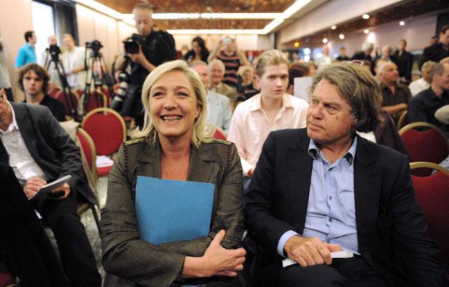 Marine Le Pen, Gilbert Collard lors du premier colloque du club «Idées et Nation» à Paris, le 16 juin 2011. Marine Le Pen, Gilbert Collard lors du premier colloque du club «Idées et Nation» à Paris, le 16 juin 2011.