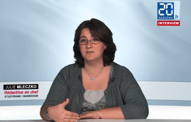 Julie Mleczko, rédactrice en chef de Studyrama, dans les locaux de 20 Minutes le 14 juin 2012.
Julie Mleczko, rédactrice en chef de Studyrama, dans les locaux de 20 Minutes le 14 juin 2012.