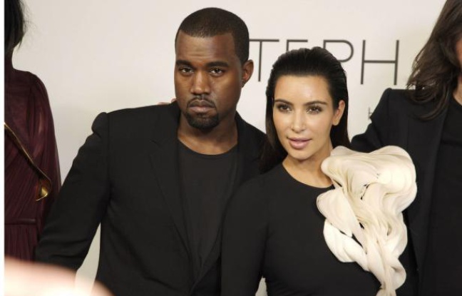 Kanye West et Kim Kardashian le 3 juillet 2012. Kanye West et Kim Kardashian le 3 juillet 2012.