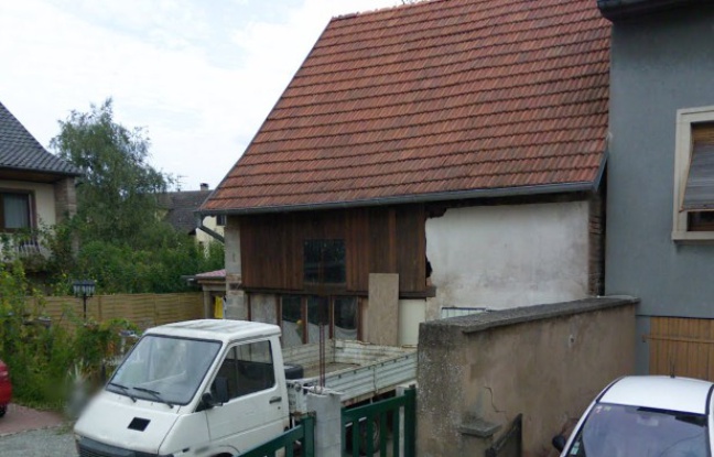 Le corps était dans une dépendance de la maison à Dettwiller. Capture d'écran Google Street view Le corps était dans une dépendance de la maison à Dettwiller. Capture d'écran Google Street view