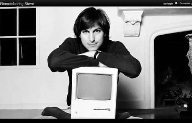 Extrait de la vidéo «Remembering Steve Jobs» mise en ligne sur le site officiel d'Apple le 5 octobre 2012. Extrait de la vidéo «Remembering Steve Jobs» mise en ligne sur le site officiel d'Apple le 5 octobre 2012.