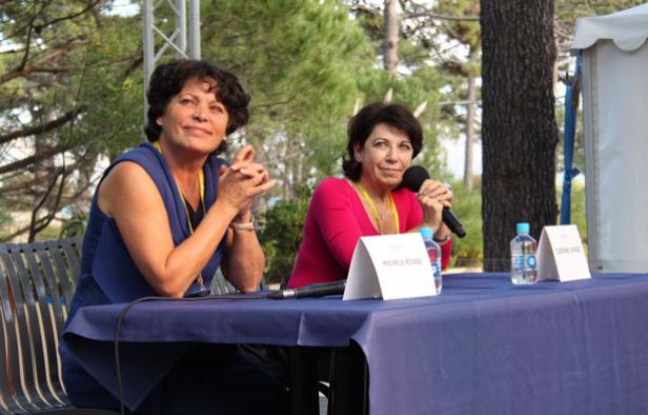 Michèle Rivasi et Corinne Lepage à Calvi Michèle Rivasi et Corinne Lepage à Calvi