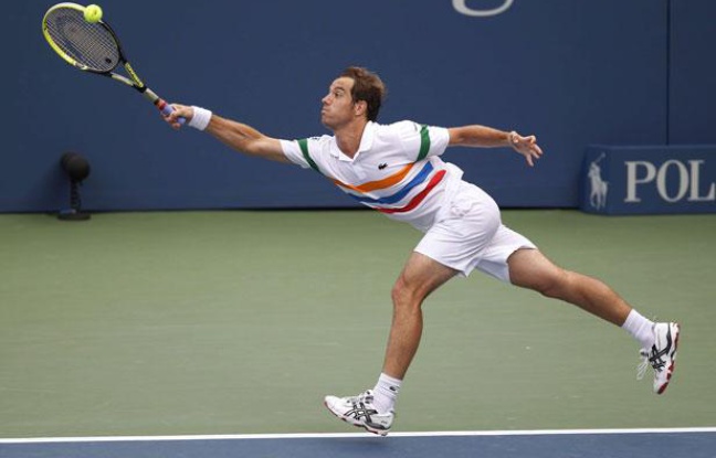 Le Français Richard Gasquet lors de son troisième tour de l'US Open, le 2 septembre 2012 à New-York Le Français Richard Gasquet lors de son troisième tour de l'US Open, le 2 septembre 2012 à New-York