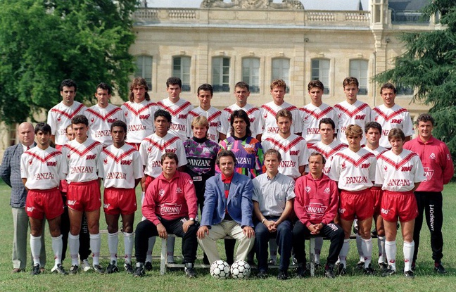 C'est sous le maillot des Girondins que Plancque (3e rang, 2e gauche) et Zidane (3e rang, 4e gauche) se sont rencontrés C'est sous le maillot des Girondins que Plancque (3e rang, 2e gauche) et Zidane (3e rang, 4e gauche) se sont rencontrés