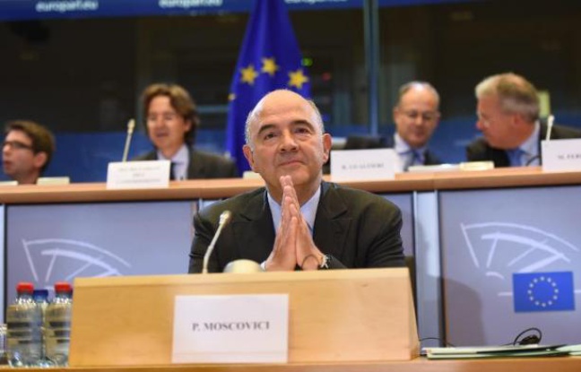 The French candidate & # XE7; ais Pierre Moscovici for the post of office of commissioner European & # XE9, in the Business & # XE9, economic, October 2, 2014 & # xE0; Brussels