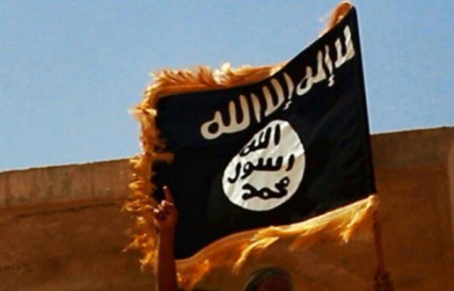 Le drapeau du groupe Etat islamique Le drapeau du groupe Etat islamique