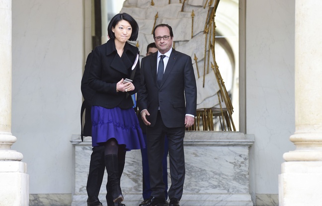 Fleur Pellerin et François Hollande, le 27 janvier 2016. Fleur Pellerin et François Hollande, le 27 janvier 2016.