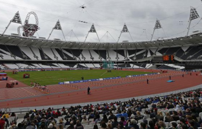Le stade olympique de Londres, lors d'un test event, le 7 mai 2012. Le stade olympique de Londres, lors d'un test event, le 7 mai 2012.