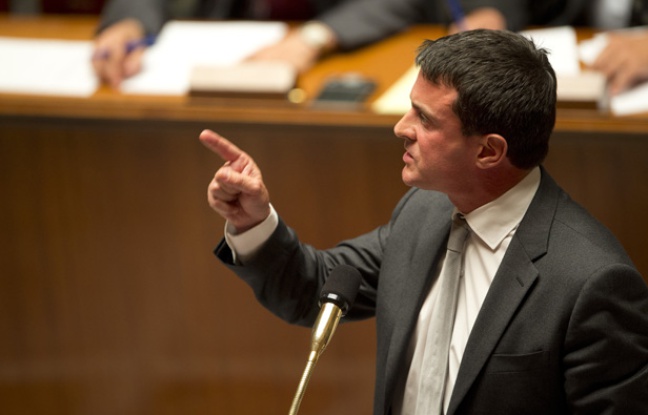 Manuel Valls à l'Assemblée nationale, le 11 septembre 2013. Manuel Valls à l'Assemblée nationale, le 11 septembre 2013.