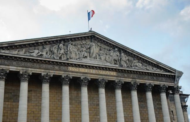 L'assemblée nationale à Paris. L'assemblée nationale à Paris.