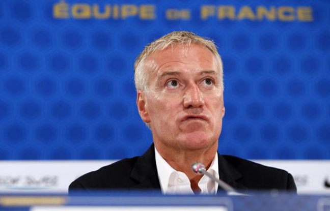 Didier Deschamps lors de la conférence de presse du 9 août 2012. Didier Deschamps lors de la conférence de presse du 9 août 2012.