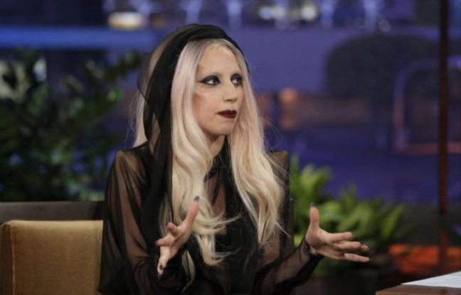 Lady Gaga lors d'une interview, le 14 février 2011, à la télévision américaine Lady Gaga lors d'une interview, le 14 février 2011, à la télévision américaine