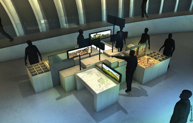 Image de synthèse d'un atelier de la future Cité des civilisations du vin de Bordeaux Image de synthèse d'un atelier de la future Cité des civilisations du vin de Bordeaux