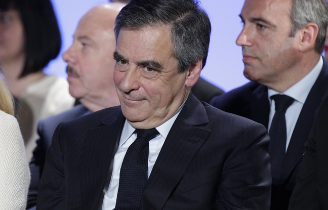 François Fillon pendant son meeting à Lille. François Fillon pendant son meeting à Lille.