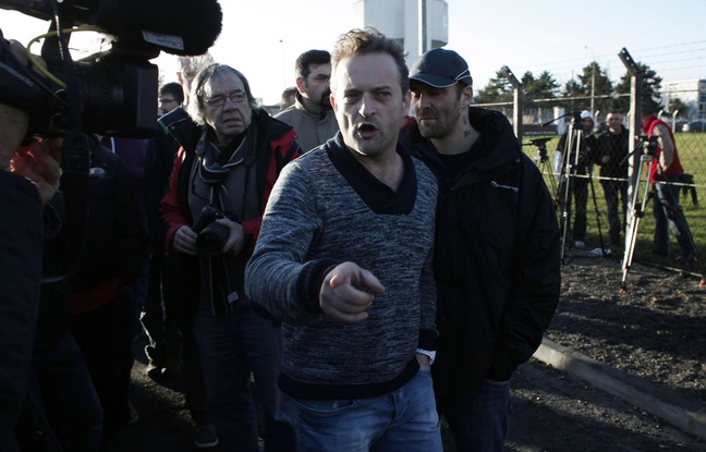 Mickaël Wamen, de la CGT Goodyear, le 7 janvier 2014 Mickaël Wamen, de la CGT Goodyear, le 7 janvier 2014