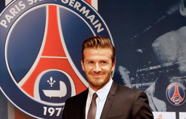 Première conférence de presse de David Beckham, nouveau joueur du PSG, le 31 janvier 2013. Première conférence de presse de David Beckham, nouveau joueur du PSG, le 31 janvier 2013.