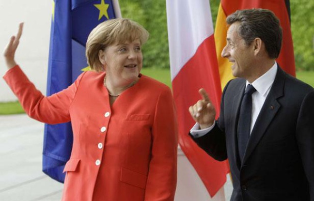 Angela Merkel et Nicolas Sarkozy à Berlin le 17 juin 2011. Angela Merkel et Nicolas Sarkozy à Berlin le 17 juin 2011.