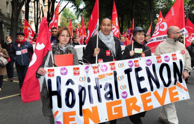 Illustration de fonctionnaires en train de manifester. Illustration de fonctionnaires en train de manifester.