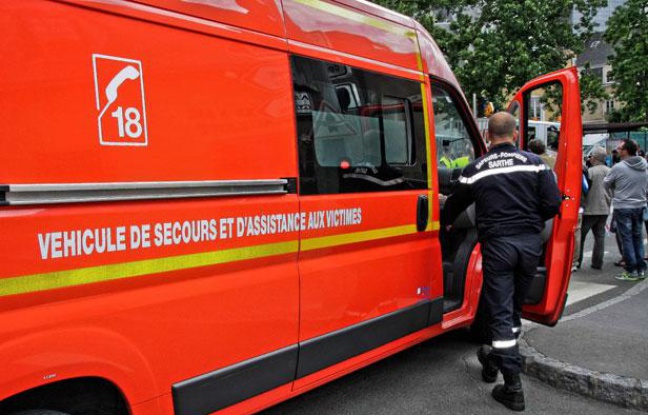 Photo d'illustration: Un véhicule de pompiers, le 28 juin 2012. Photo d'illustration: Un véhicule de pompiers, le 28 juin 2012.