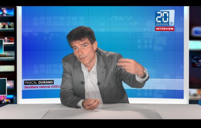 Pascal Durand, le secrétaire national d'Europe Ecologie - Les Verts, le 27 juin 2012 dans les studios de «20 Minutes» Pascal Durand, le secrétaire national d'Europe Ecologie - Les Verts, le 27 juin 2012 dans les studios de «20 Minutes»