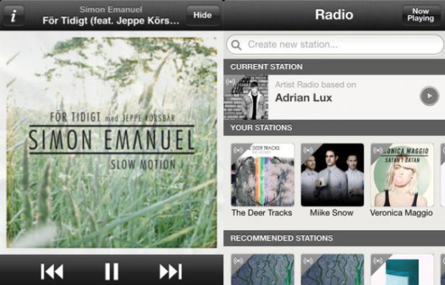 La radio Spotify a été lancée sur iOS le 19 juin 2012. La radio Spotify a été lancée sur iOS le 19 juin 2012.