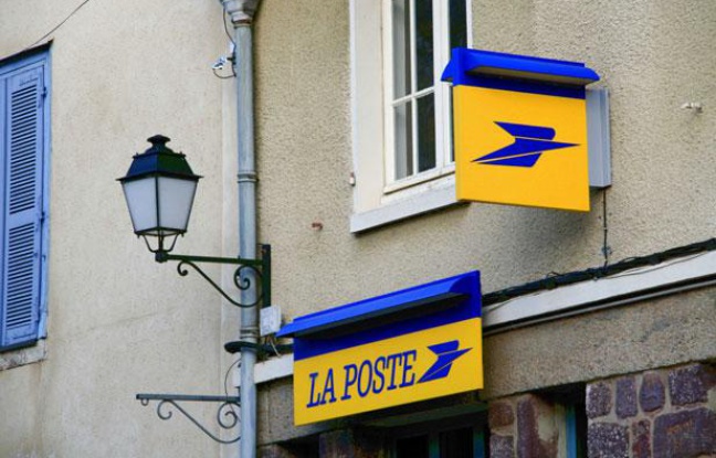 Photo d'illustration du logo de la Poste. Photo d'illustration du logo de la Poste.