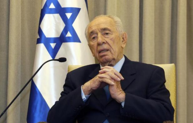 Le président Shimon Peres le 19 février 2014 à Jérusalemn Le président Shimon Peres le 19 février 2014 à Jérusalemn