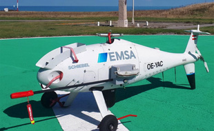 Le drone de l'AESM survolera le détroit du Pas-de-Calais pendant trois mois.
