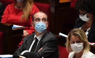 Jean Castex à l'Assemblée nationale, le 16 juillet 2020.