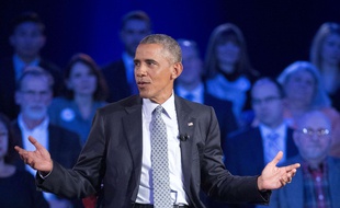 Barack Obama lors d'une émission de CNN sur les armes, le 7 janvier 2016.Crédit: Photo/Pablo Martinez Monsivais