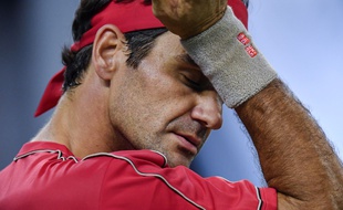 Roger Federer lors du tournoi de Shanghai, le 10 octobre 2019.