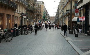 A Toulouse, les commerçants ont vu fondre leur chiffres d'affaires de décembre de 20 à 70%.