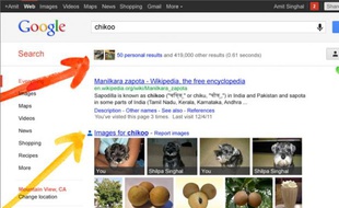 Visuel officiel de Google pour présenter «Search plus your world».