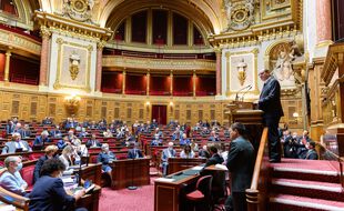 L'hémicycle du Sénat, le 16 juillet 2020.