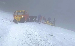 Les pompiers de Haute-Garonne sont intervenus avec une véhicule baptisé Unité légère de secours tous terrains.