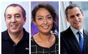 Jean-Marc Morandini, Leïla Kaddour-Boudadi et Louis Laforge.