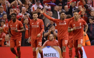 Sturridge et Liverpool ont renversé Villarreal (3-0) en demi-finale retour de Ligue Europa, le 5 mai 2016.