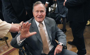 George H. Bush, le 31 mai 2012 à la Maison Blanche, à Washington.