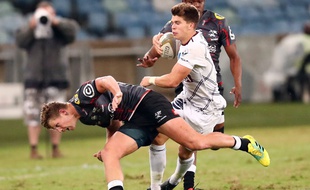 Mathieu Jalibert s'est gravement blessé au genou lors du match du match amical perdu par Bordeaux-Bègles contre les Sharks, le 14 août 2018.