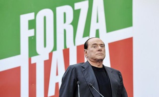 L'ancien Président du Conseil italien Silvio Berlusconi à Rome le 4 août 2013.