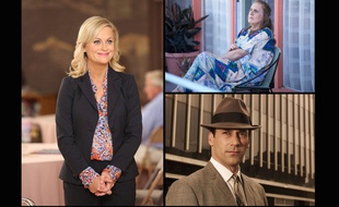 Amy Poehler (Parks and Recreation), Jon Hamm (Mad Men) et Jeffrey Tambor (Transparent)