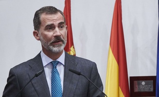 Le roi d'Espagne Felipe VI.