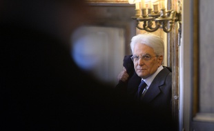 Sergio Mattarella, le nouveau président de la République italienne le 31 janvier 2015.