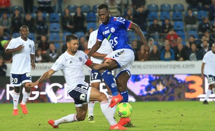 Strasbourg le 19 septembre 2016. Foot RCS vs Red Star Stéphane BAHOKEN