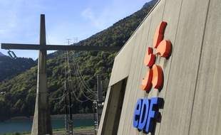 Illustration du barrage de Grand Maison (Isère), exploité par EDF pour la production électrique.