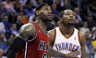 LeBron James face à Kevin Durant, le 14 février 2013