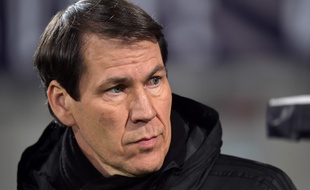 Rudi Garcia, ici la semaine passée lors du match de Coupe de France entre Bourg-en-Bresse et l'OL. ROMAIN LAFABREGUE