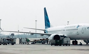 Un avion de la compagnie indonésienne Garuda (image d'illustration).