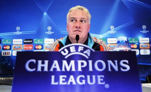 Didier Deschamps, l'entraîneur de l'OM, le 21 février 2012, à Marseille.